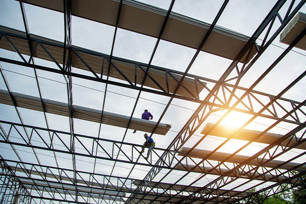 Commercial roofing job in Edina, MN