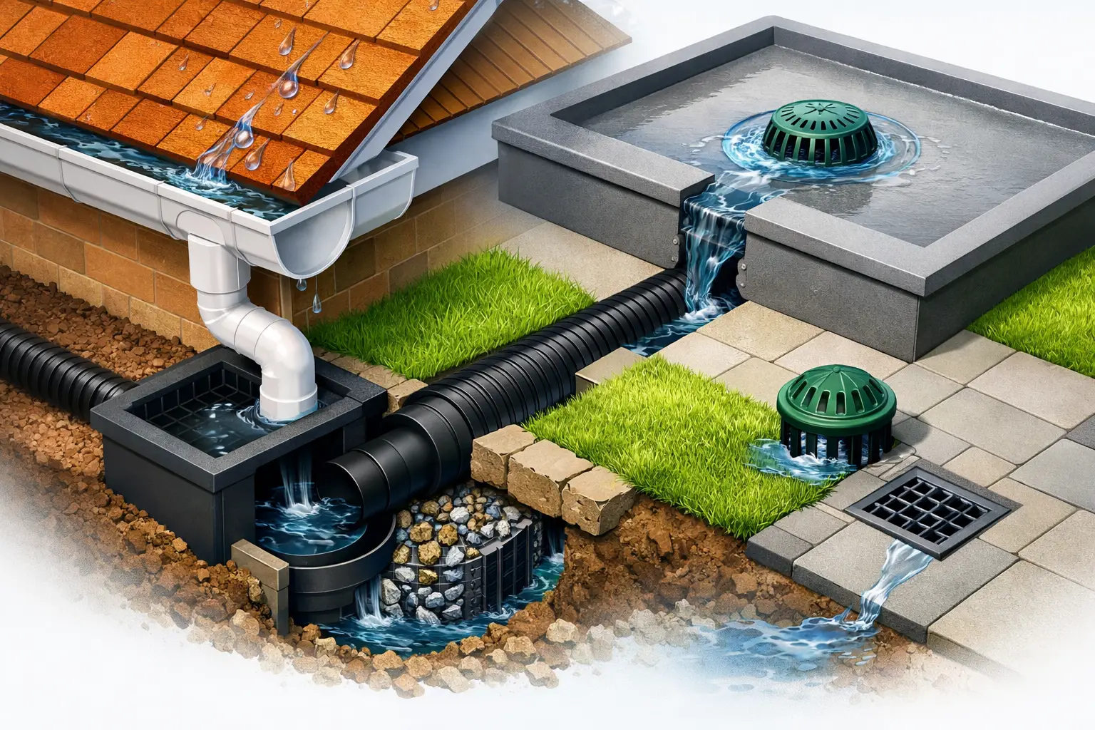 Gutter and Roof Drainage Solutions That Work