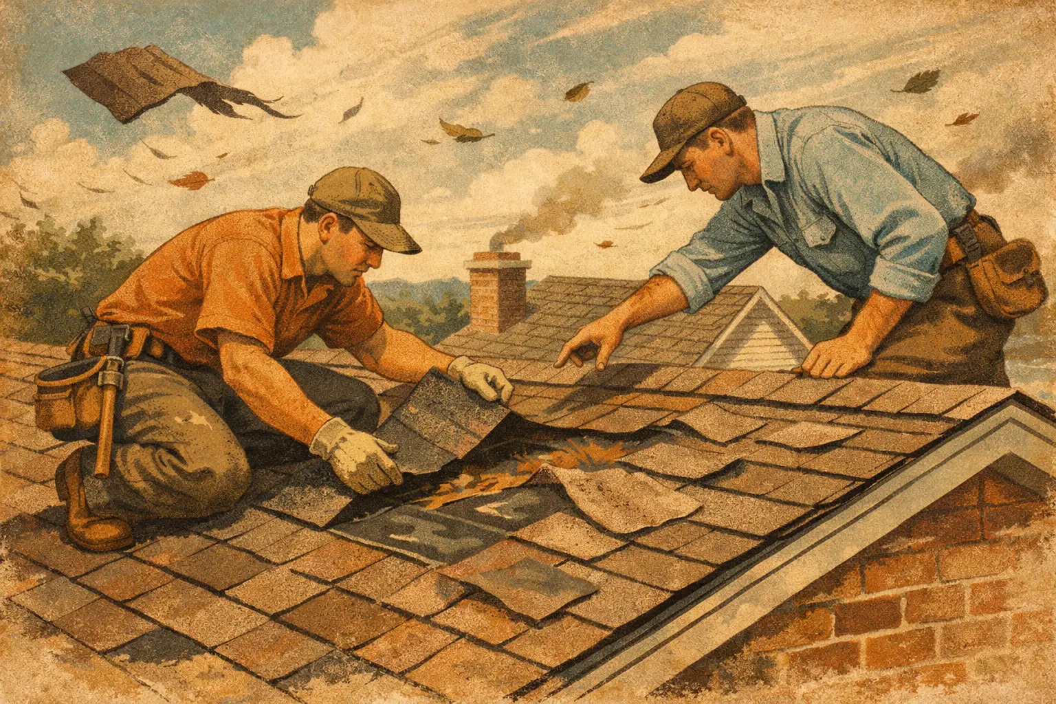 How to Spot Wind Roof Damage Fast